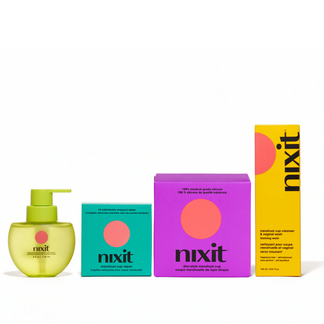 nixit cycle+ bundle | Menstrual Disc Cycle Essentials Plus Lube nixit cycle+ bundle | Menstrual Disc Cycle Essentials Plus Lube