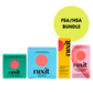 Four colorful boxes of Nixit products with a yellow circle labeled 'FSA/HSA BUNDLE' on a white background.